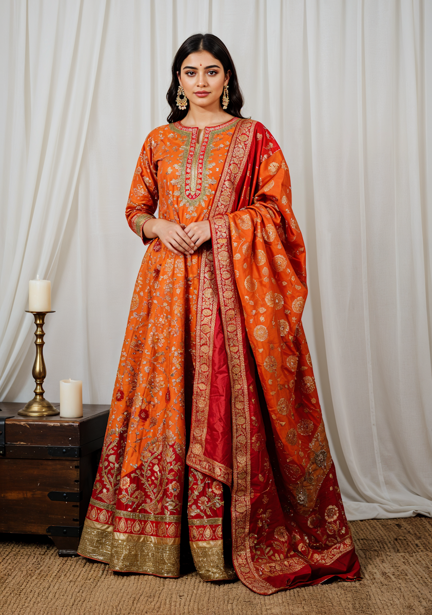 The Sanganeri Pink Kurti